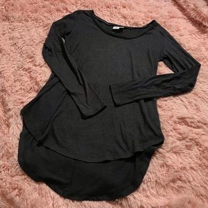 Nordstrom BP dark grey long sleeve top